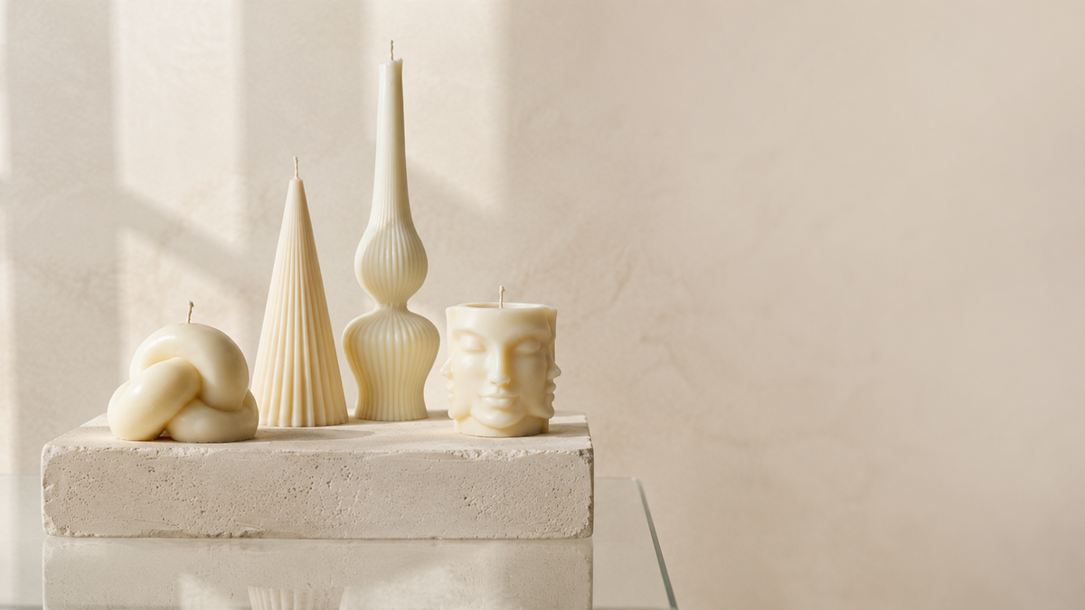 ABA Home sculptural candles